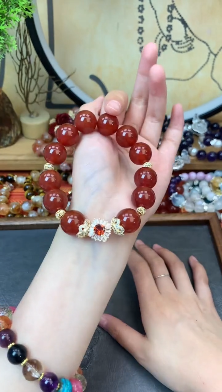 【闪购商品】玛瑙手饰未镶嵌1402手串