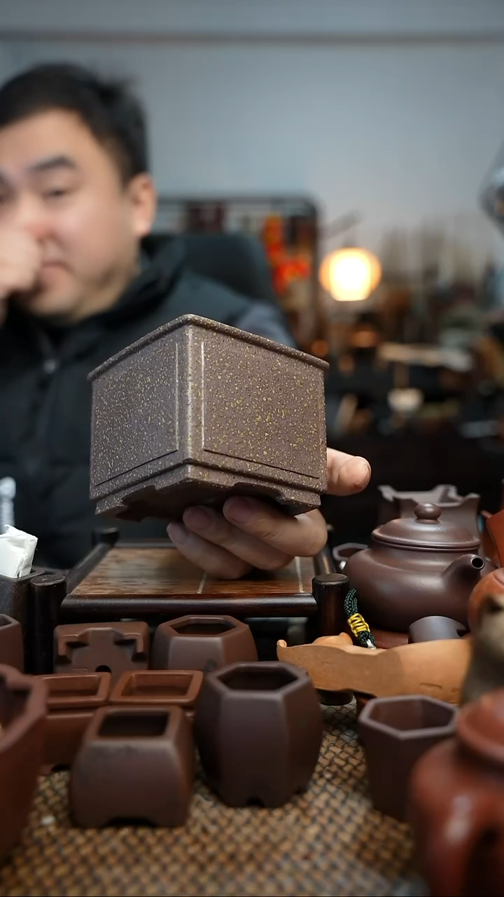 紫砂花盆花*痴長木軒精品紫砂