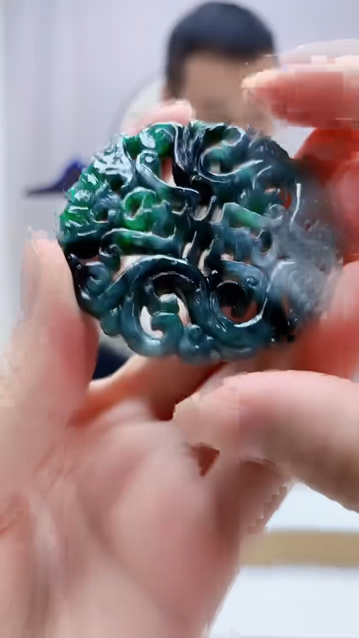颈饰未镶嵌翡翠4898zm-JJ挂件2
