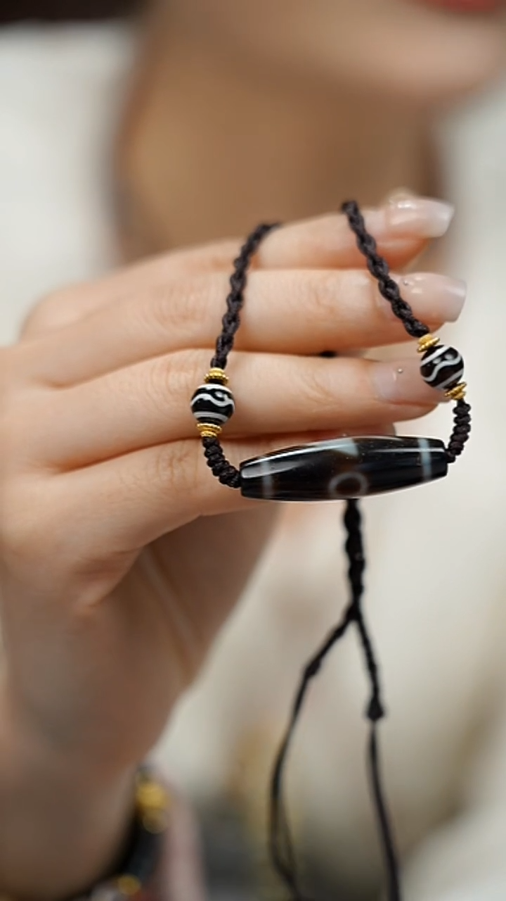 玛瑙/玉髓（覆膜）项链未镶嵌条纹玛瑙 