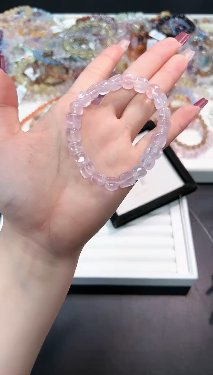 【闪购商品】水晶手串未镶嵌41a多样性发其一/1条默认微瑕