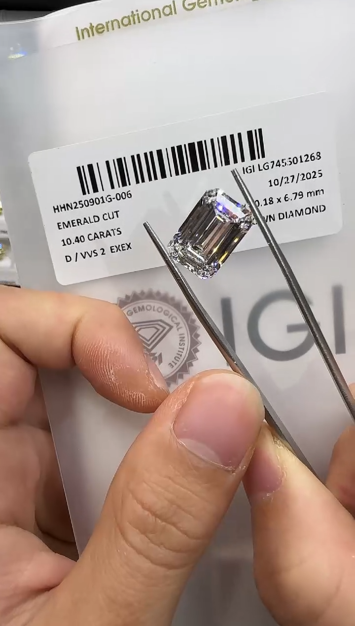 裸石实验室培育钻石10.4ct