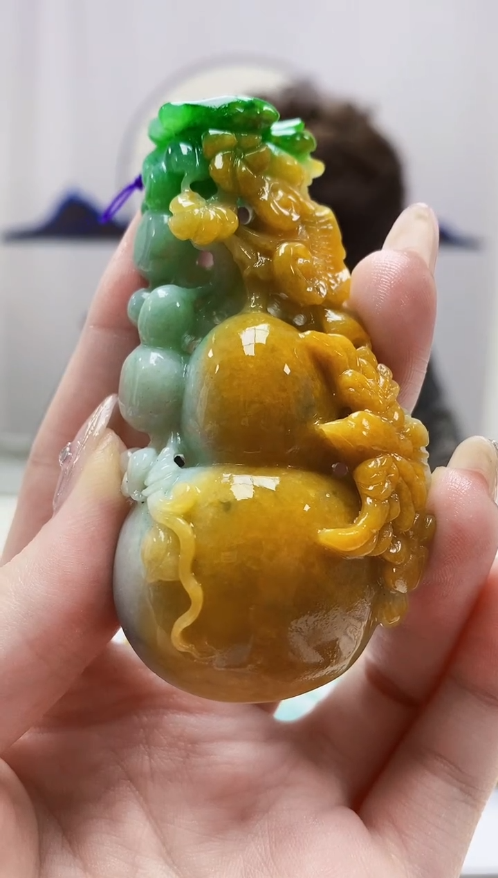 定制翡翠未镶嵌奈****粥5159jw-毛货挂件98