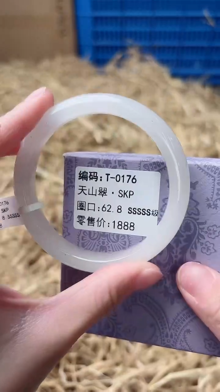 未镶嵌手镯石英质玉T-0176