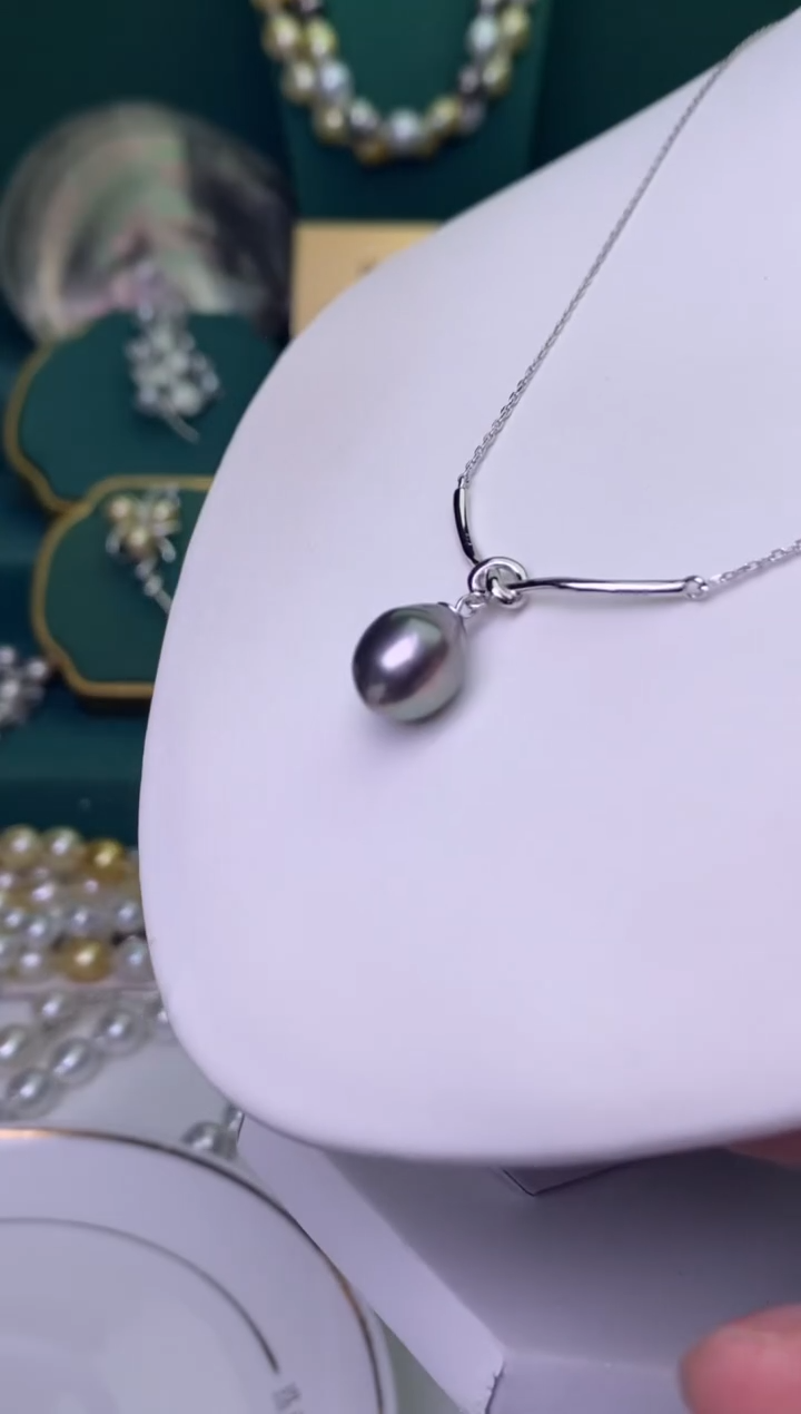 【闪购商品】海水珍珠颈饰银S925镶嵌1