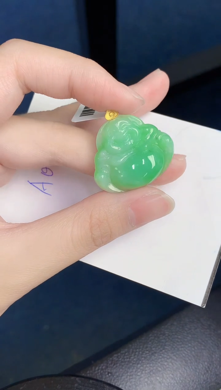【闪购商品】翡翠颈饰18K金镶嵌000000000