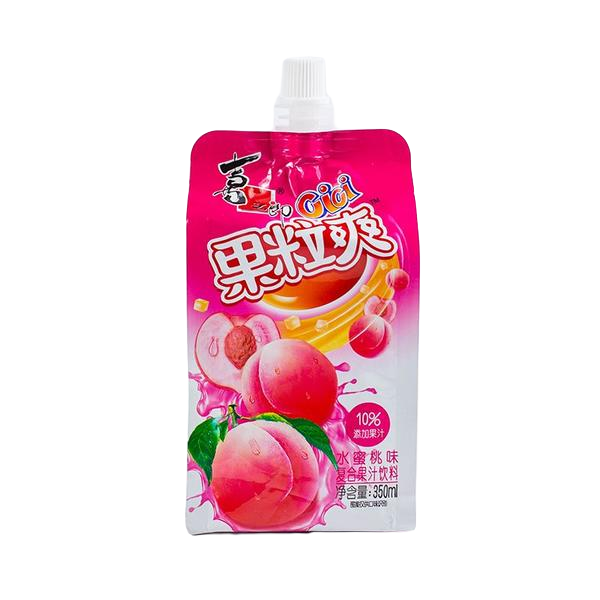 果粒爽水蜜桃饮料水蜜桃口味 350ml