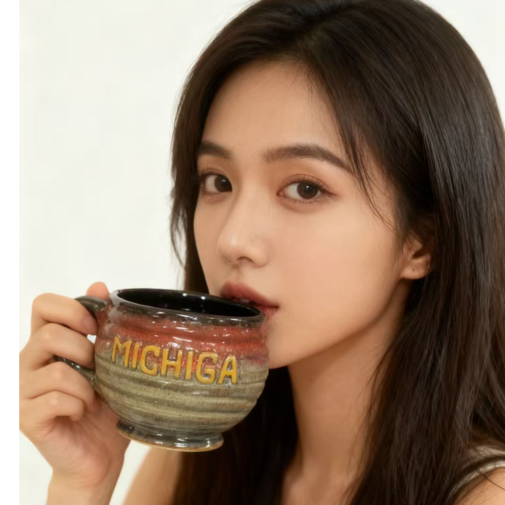 新疆包邮-外贸陶瓷马克早餐杯