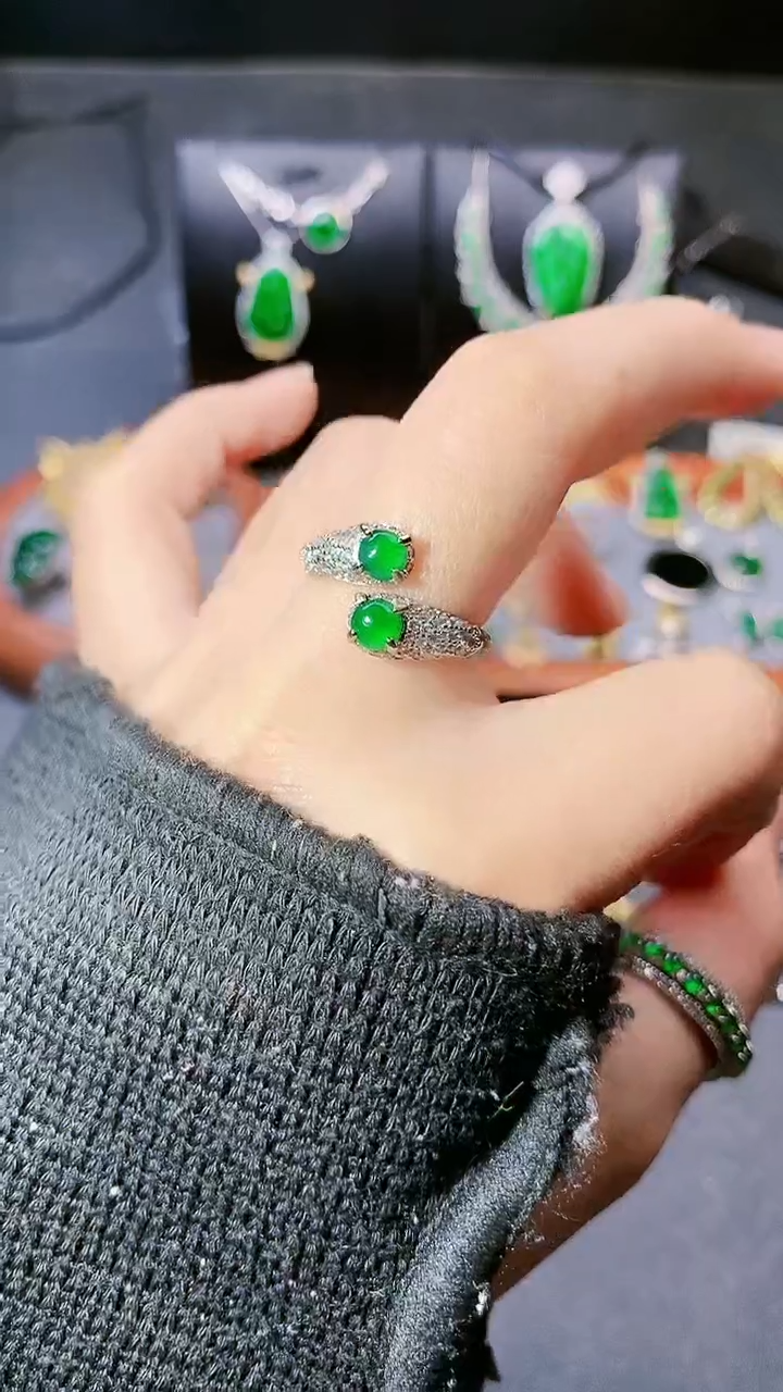 【闪购商品】翡翠戒指未镶嵌戒指