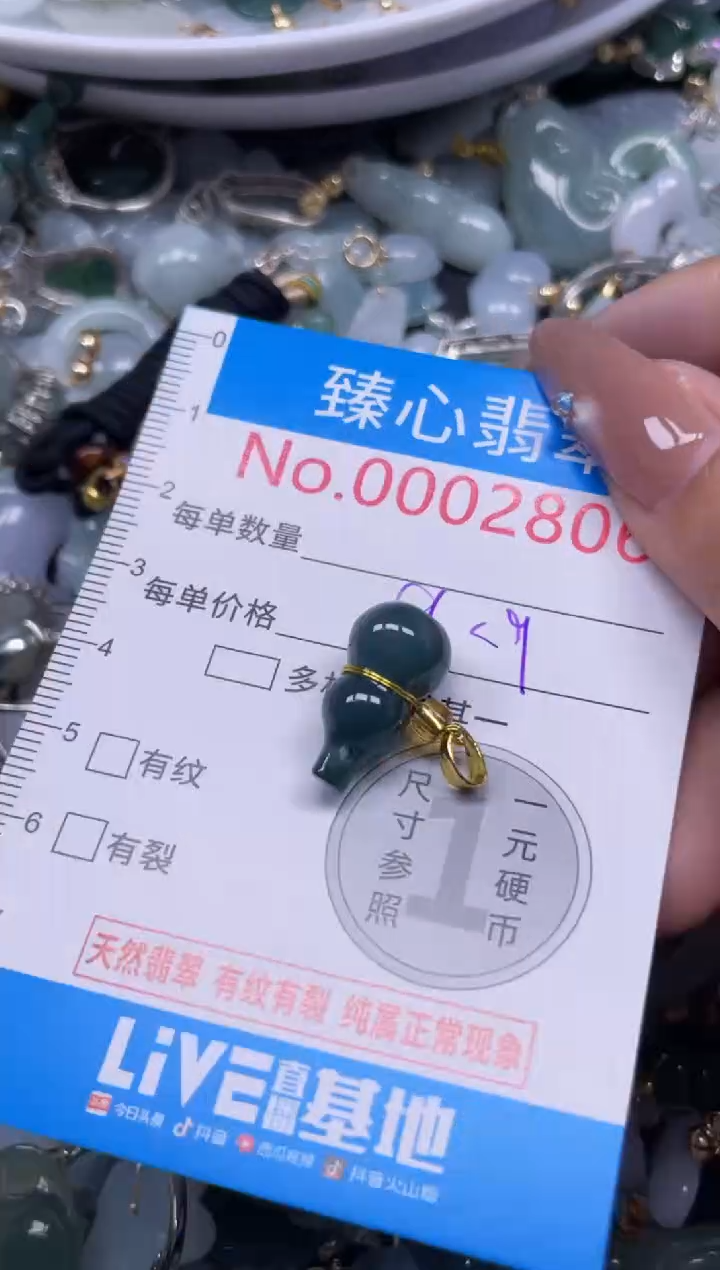 颈饰未镶嵌翡翠2806