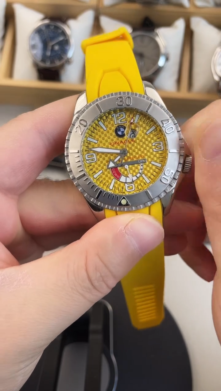 石英机芯锻造碳钢黄带bm