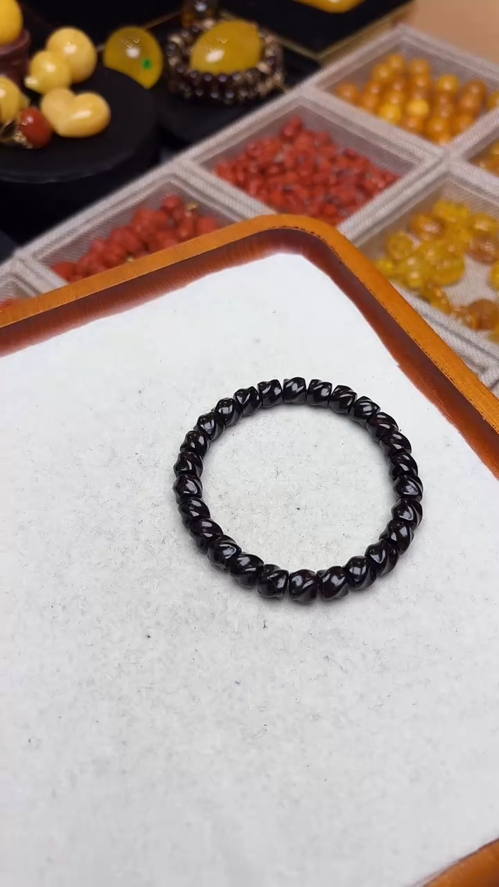 手串星月菩提苦*茶处理星月