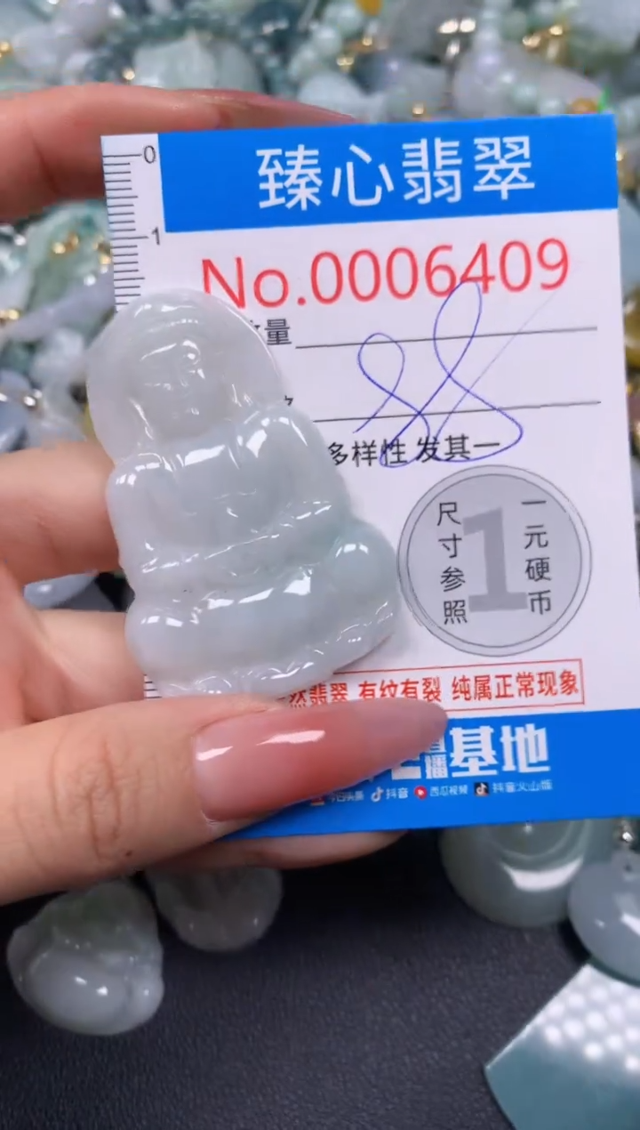 【闪购商品】翡翠颈饰未镶嵌含绳0006409