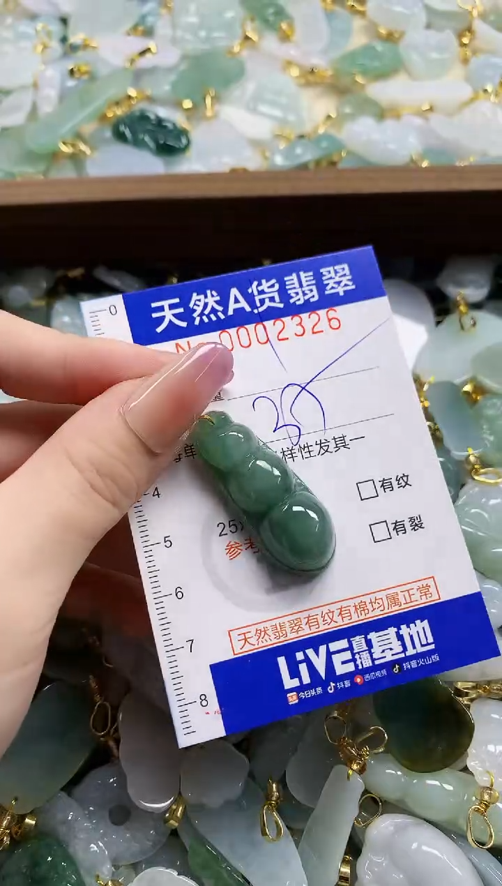 颈饰未镶嵌翡翠天然A货翡翠