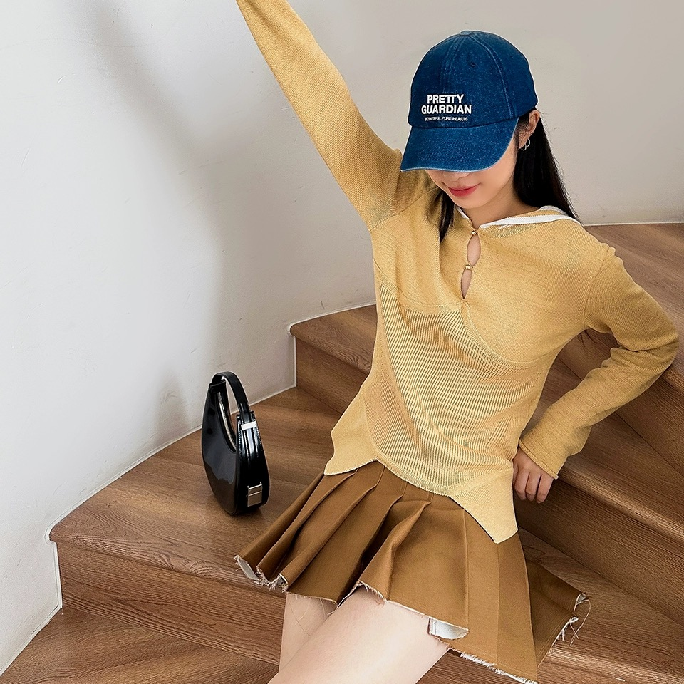 【YCH】小众设计师款针织上衣