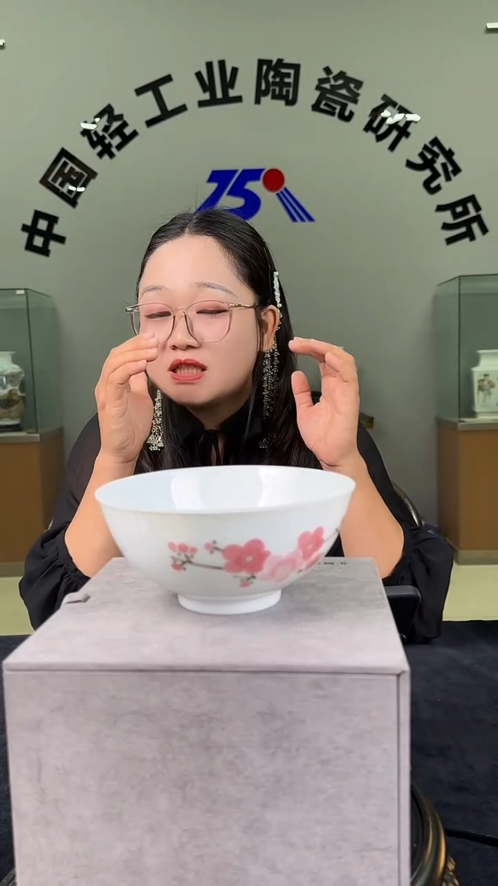 碗甄选-翠竹红梅5.5英寸面碗