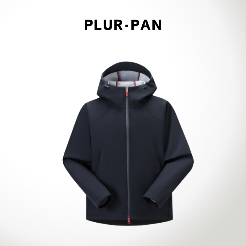 PLUR·PAN综训运动健身防水透湿透气软壳情侣冲锋衣