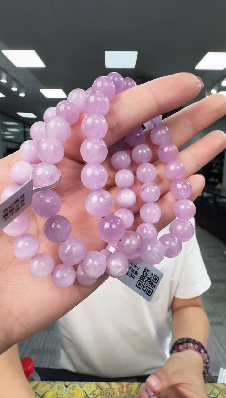 手链锂辉石未镶嵌XL1144 约9mm多样式发一件