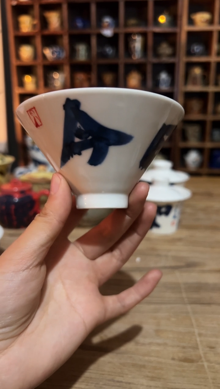 【闪购商品】观云听雨原创手绘茶具