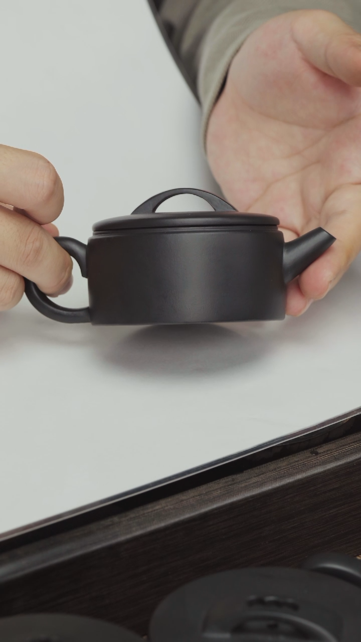 【闪购商品】紫砂茶壶紫泥-平底汉瓦-还原烧
