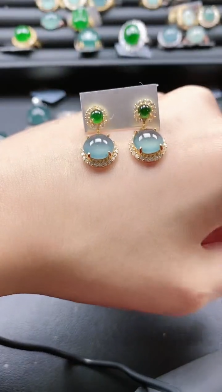 【闪购商品】翡翠戒指银S925镶嵌51511