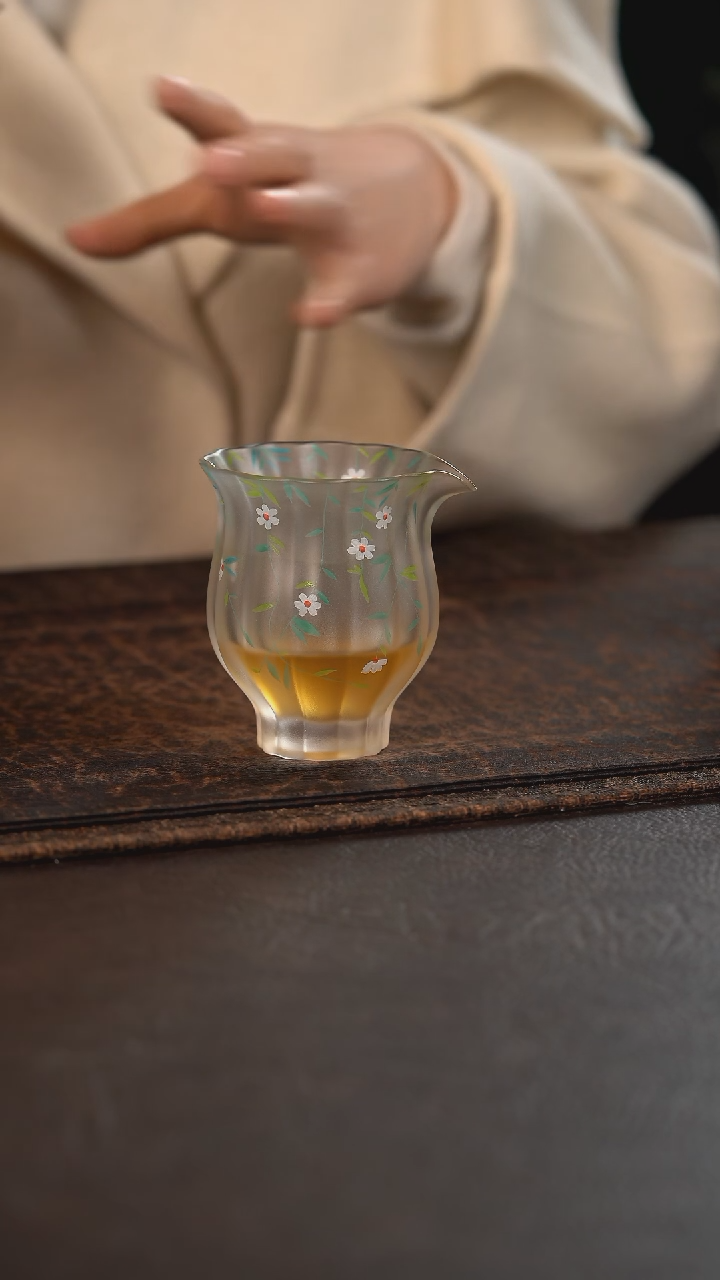 【闪购商品】杯陶瓷杯周边琉璃心缘甄加彩公道柳叶吊篮