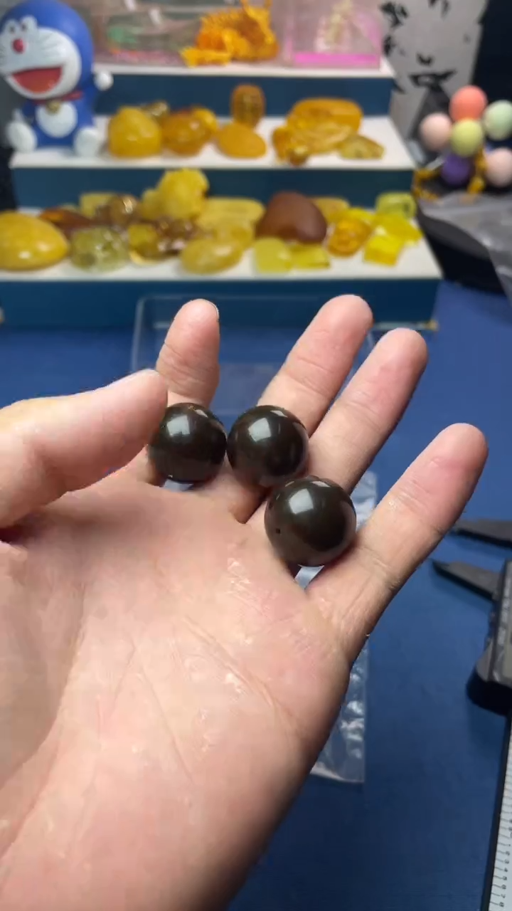 未镶嵌琥珀珠宝奇石单珠19+