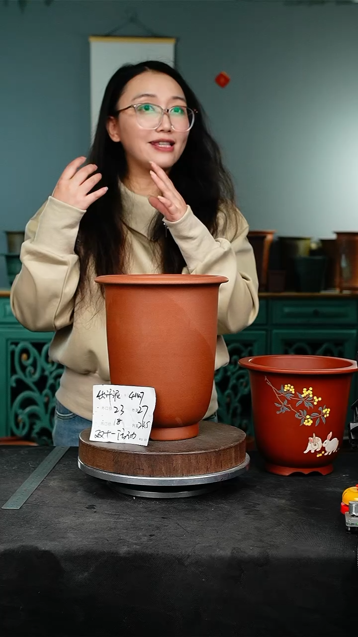 紫砂花盆4147紫砂花盆