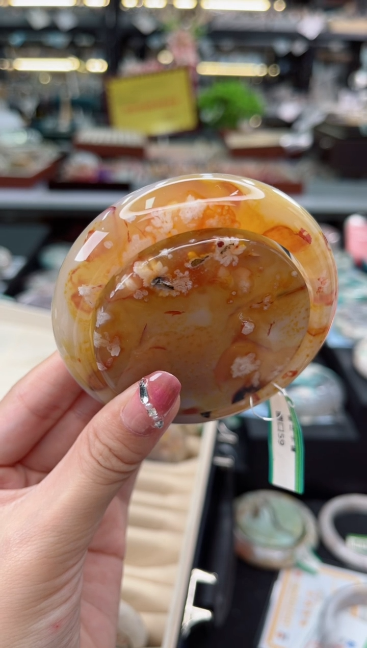 【闪购商品】石英质玉手镯未镶嵌59圈口（赠品镯心）6505238