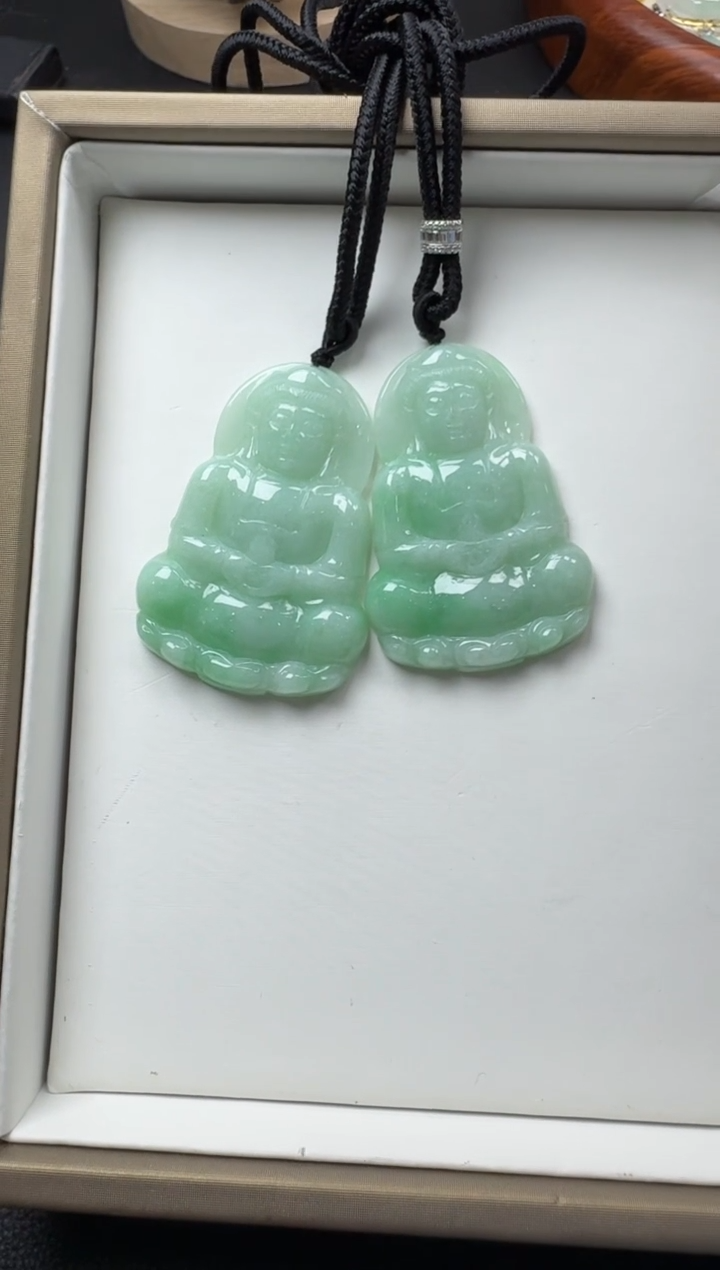 【闪购商品】翡翠颈饰未镶嵌YM1076-2观音多样性发一