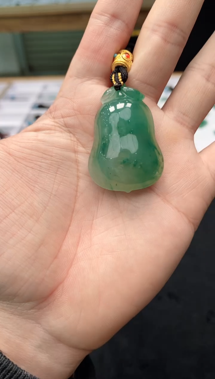 【闪购商品】石英质玉颈饰未镶嵌冰美人非洲翠39