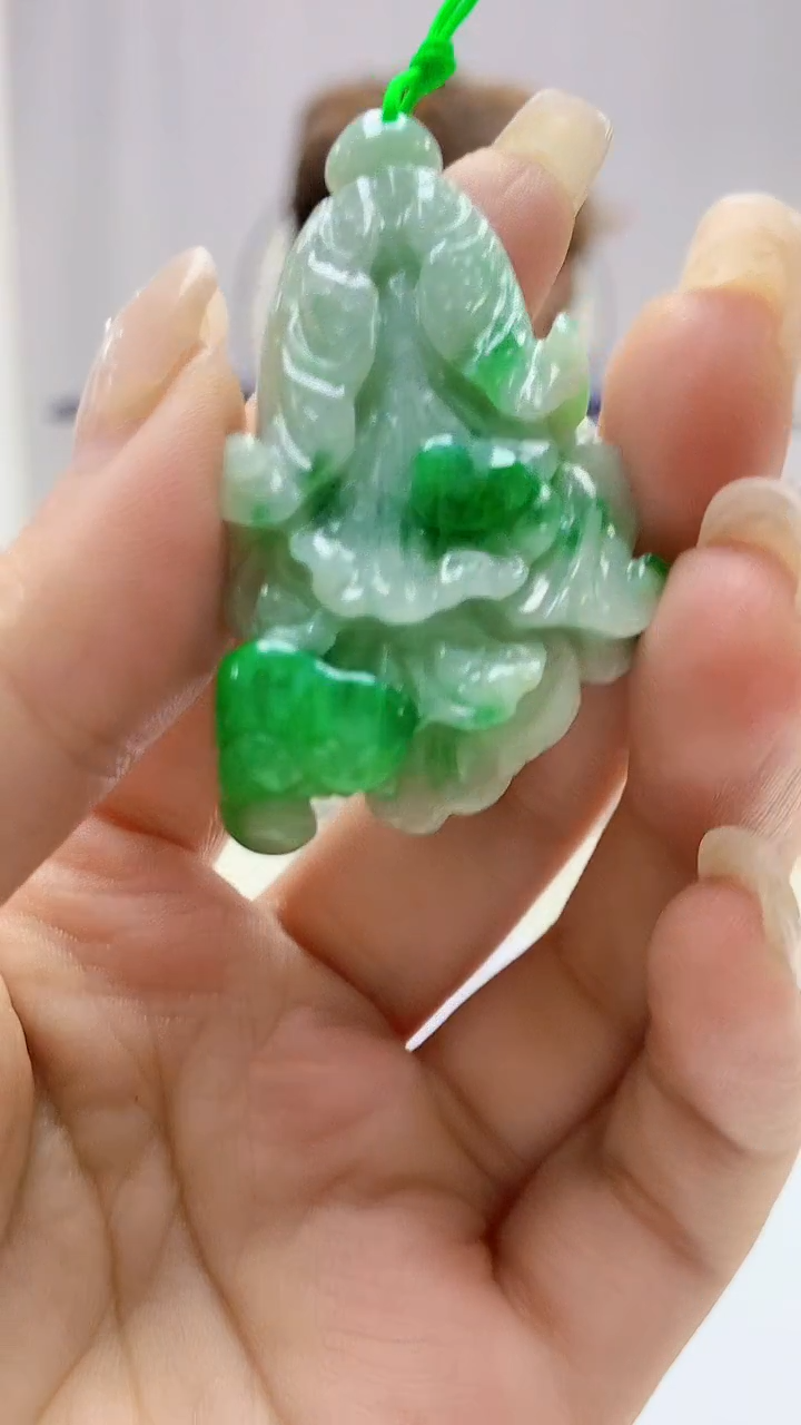 定制翡翠未镶嵌4868ms-毛货30白菜