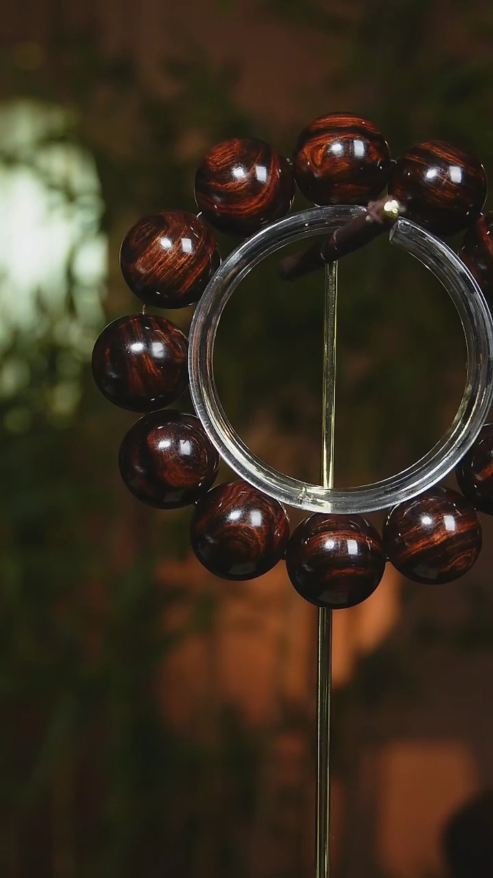 【闪购商品】黄花梨/降香黄檀手串/手链海南黄花梨2.0cm大黑线