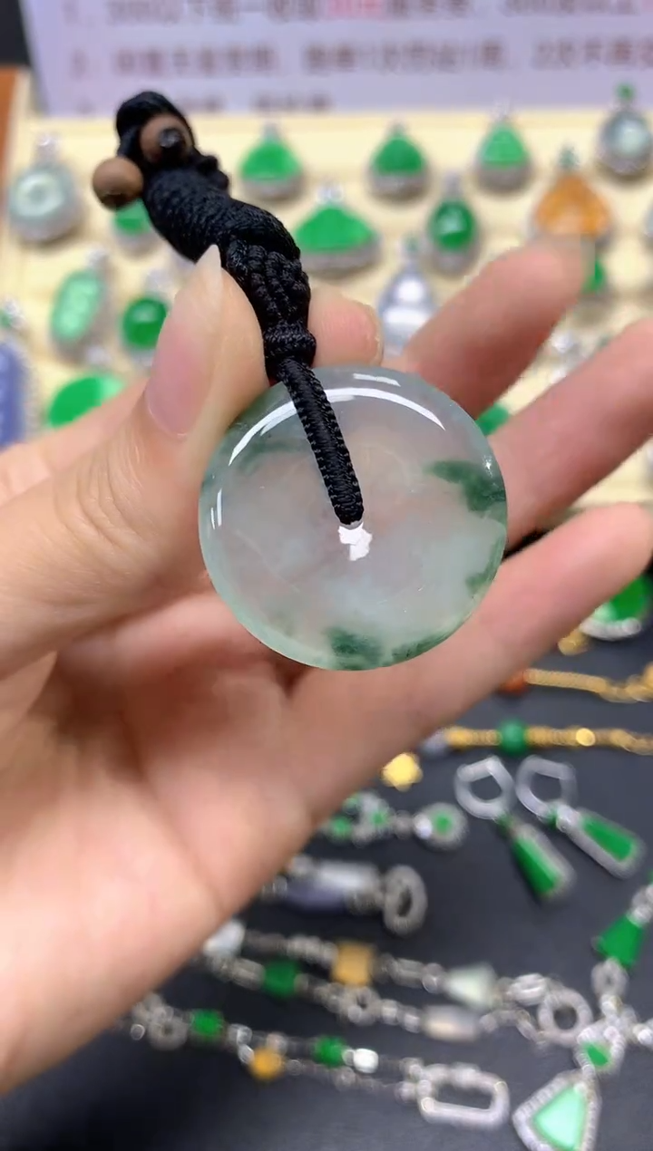 翡翠未镶嵌吊坠(不含链)吊坠|4750+475