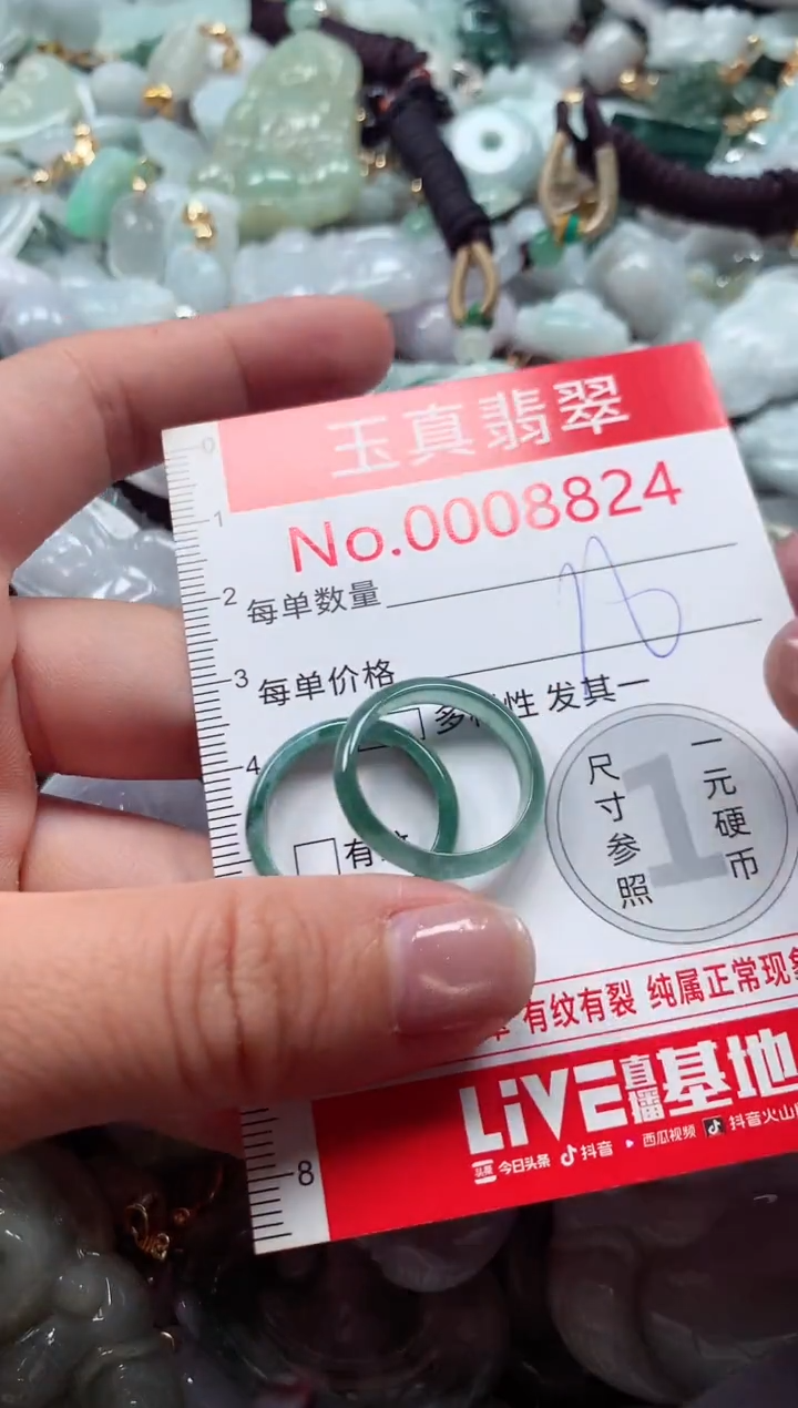 吊坠(不含链)未镶嵌翡翠8824