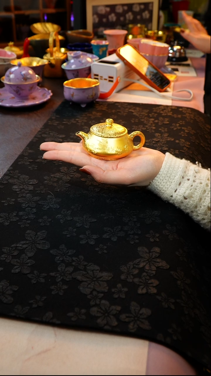 茶杯紫砂【宜景窑系列】金壶