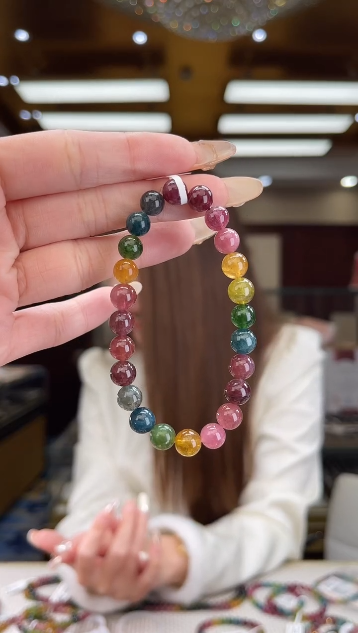 【闪购商品】碧玺/未镶嵌7mm+碧玺单圈多样性发货46