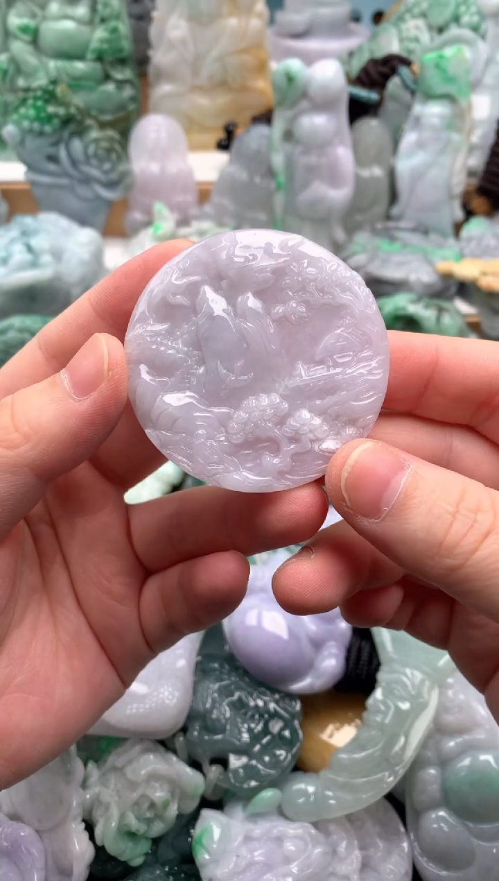 吊坠(不含链)未镶嵌翡翠1