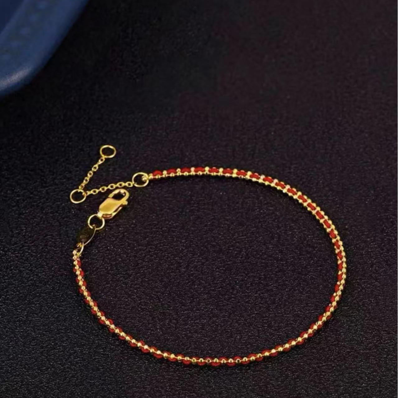 铜合金手链 【木木专享】转运红绳新国潮时尚简约百搭手链  T4010