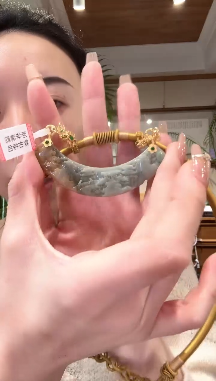 【闪购商品】翡翠颈饰未镶嵌国风
