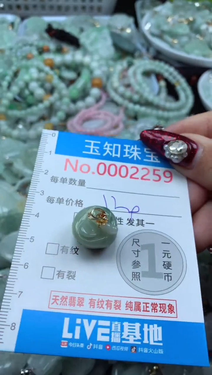 吊坠(不含链)未镶嵌翡翠2259