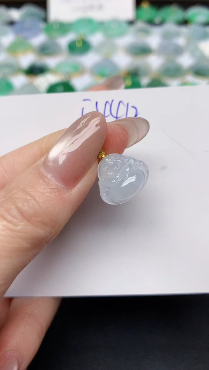 颈饰未镶嵌翡翠天然缅甸A货翡翠百元以上9元证书费自理