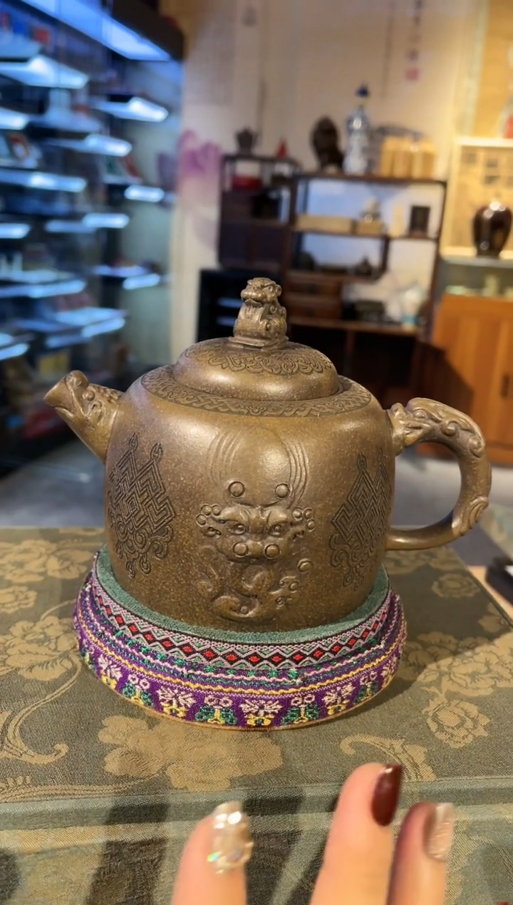【闪购商品】紫砂茶壶23 高端精品雕刻紫砂壶
