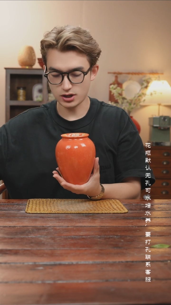 景德镇艺术感手作花瓶