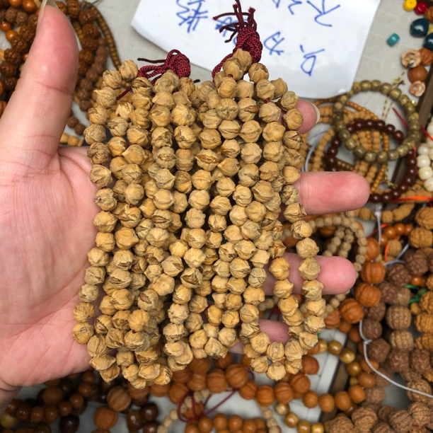 直播专享 横打百香籽柏香手持小单圈7mm百香手串