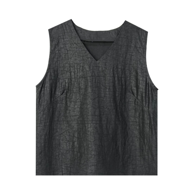 娜姐-【冰蚕锦】桑蚕丝老料龟裂纹春夏款时尚背心