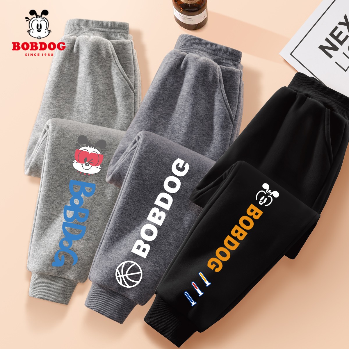 男女童同款卫裤儿童春季卫裤时髦洋气潮中大童百搭长裤儿童打底裤