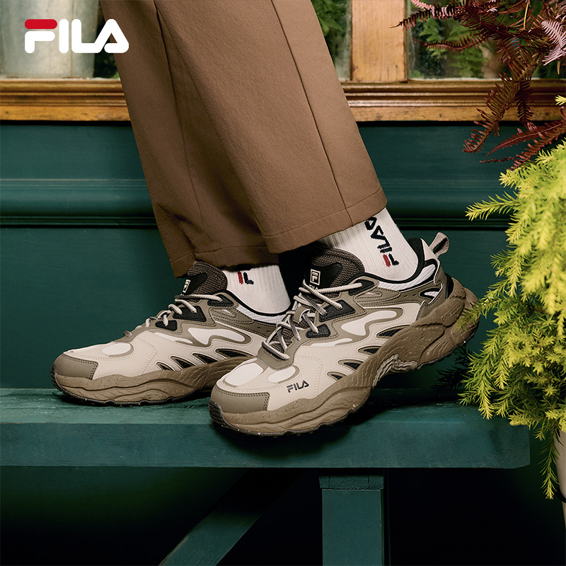 Fila/斐乐男鞋【户外缓震蕨草鞋】春季舒适轻便老爹鞋F12M441119F