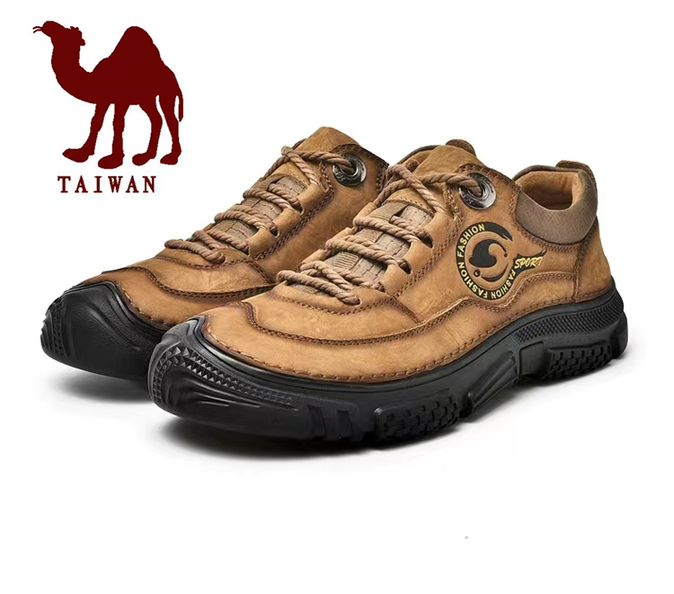 男士男鞋舒适时尚真皮运动户外百搭软底系带070