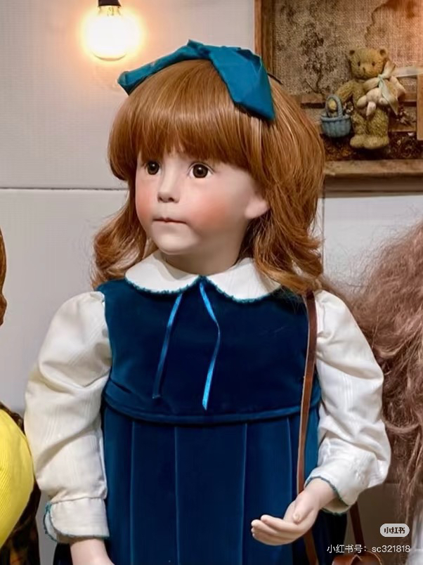 国外艺术家vintage古董陶瓷娃娃，售出不退换，顺丰到付，当面验收。